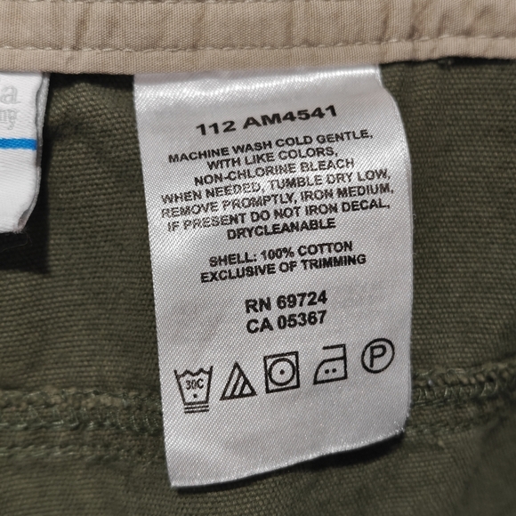 Columbia Omni-ShieldCargo Shorts Men's 38 Dark Army Green Utility Thick Heavy - Picture 7 of 8